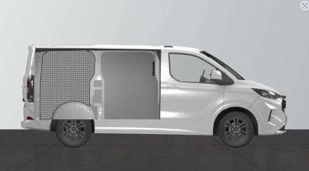 Werkzeugtafel hinten links Ford Custom & VW Transporter T7 L1H1