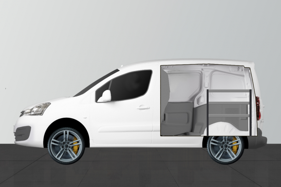 H-ECO Fahrzeugregal Citroën Berlingo & Peugeot Partner | Work System