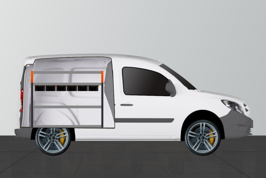 V-BASIC+ FAHRZEUGREGAL Citan Lang & Kangoo Standard | Work System