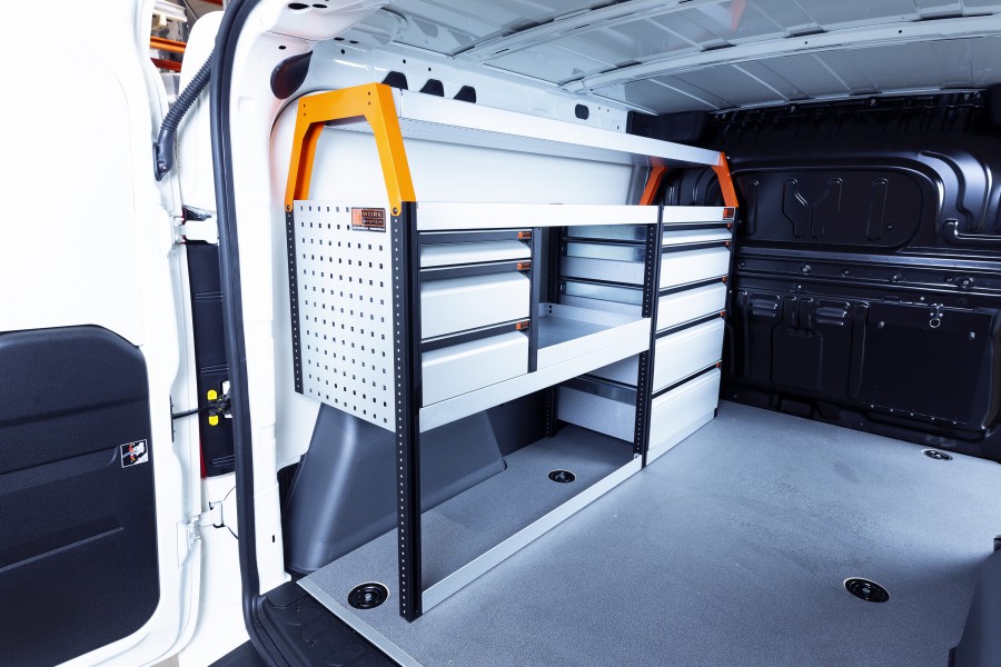 V-ADV FAHRZEUGREGAL FÜR Fiat Doblo & Opel Combo L2 | Work System