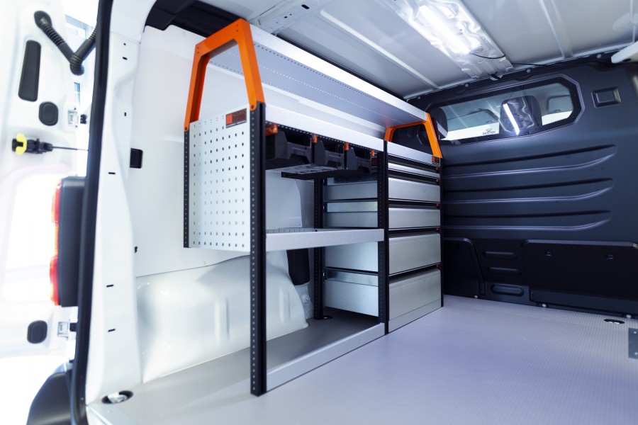 V-PRO+ FAHRZEUGREGAL FÜR Fiat Doblo & Opel Combo L2 | Work System