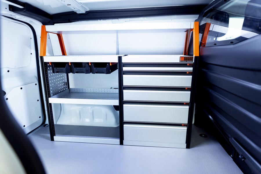 V-PRO+ FAHRZEUGREGAL FÜR Fiat Doblo & Opel Combo L2 | Work System