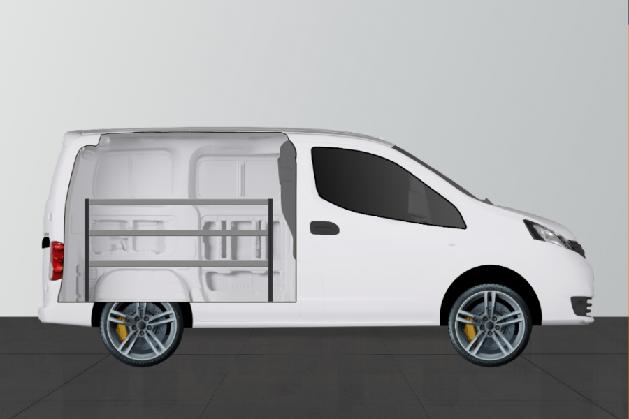 V-ECO Fahrzeugregal für Nissan NV200 | Work System