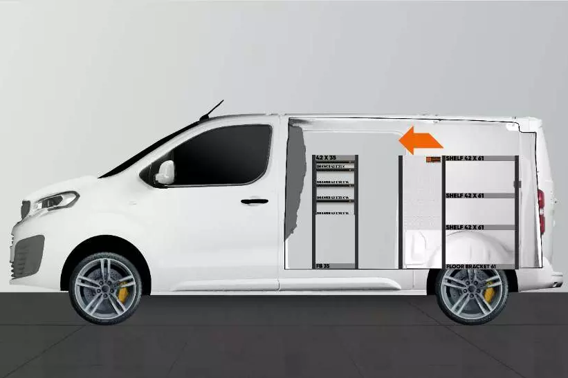 LD42 Fahrzeugeinrichtung Fiat Scudo